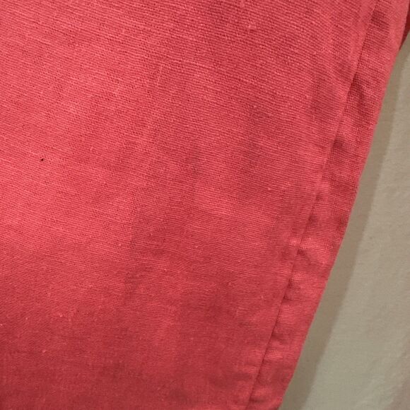 A New Day Coral Linen Wide Leg Pull On Drawstring Pants Womens Size S Beach - Picture 8 of 14